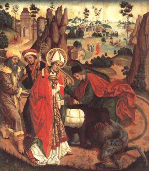 Painting of Saint Corbinian, Jan Polack
